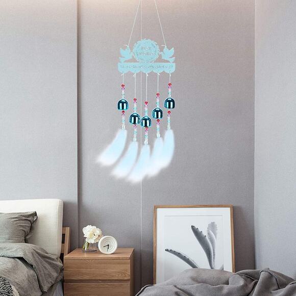 Home Decor Best Wishes Bells Wind Chimes Hanging Ornaments for Farmhouse Hanging - Picture 6 of 11